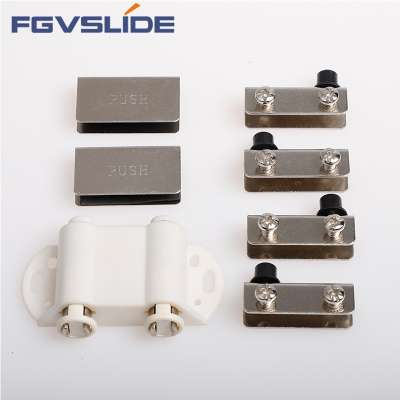 Household Nickel Magnetic Touch Push Open Cabinet Latch